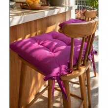 4 Packs Pofidik Chair Seat Cushions, 40*40 Cm – Extra Soft & Comfortable In Der Turkei - Purple - View 3