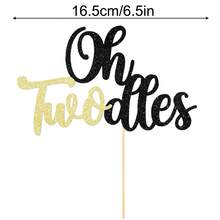 1個 Oh Two Oldes 蛋糕插牌，2歲生日蛋糕裝飾，適用於生日派對、嬰兒洗禮派對蛋糕裝飾 - 2歲生日 - 查看 7