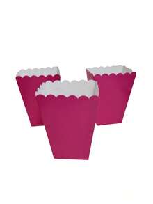 Creative Mariu Candy Table Boxes, Candy Bar, Popcorn Boxes (10 Pieces) - 紫紅色 - 查看 2