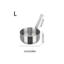 1個不鏽鋼醬料杯，防滑、易清洗且耐用西式沾醬工具。省空間加厚金屬廚房調味料小碗，適用於番茄醬、沙拉醬和各種沾醬。防止檯面髒亂（精緻手把設計）；給居家烹飪愛好者的絕佳實用禮物。 - 銀色 - 查看 12