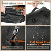 Extra Large 41L Vacuum Compression Bag With 180 Degree Zipper Wide Opening, Electric Air Pump For Vacuuming, Scratch-Resistant, Wear-Resistant, Waterproof, Moisture-Proof, Space-Saving; Store Clothes, Bedding, Blankets, Bed Linens, Coats, Shirts, Quilts, Pants, Women's White T-Shirts, Women's Black Pants, Women's Winter Clothing, Dresses, Suitable For Home, Dorm, Closet, Bedroom, Bathroom, Suitcase Travel - View 8