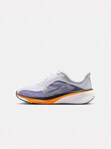 Nike Pegasus 42 青少年路跑鞋，配備反應式緩衝技術，舒適跑步 IH2306-100 - 淺灰紫 - 查看 2