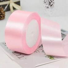 1 Roll 22m Multicolor Glitter Satin Ribbon, Gift Box Packaging Ribbon, Bouquet Tie, Hair Accessory Material, Christmas Wedding Party DIY Handmade Wreath Bow, Holiday Packaging Decoration Ribbon, Holiday Gift Wrapping Ribbon, National Day, Back To School Season, School Opening Season Gift Wrapping Ribbon - 4cm*22m - View 11