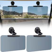 Pare-soleil de voiture (avec ventouses) - Compatible avec les barres de toit transversales ; offre une protection UV et solaire - A - Voir 5