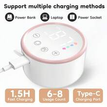 Portable Multi-Functional Manual Breast Pumps (2-Pack), Specially Designed For Breastfeeding Mothers, Hand Washable, Suitable For Sensitive Skin. - Baby Blue - View 9