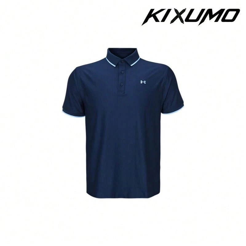 Under Armour Playoff Pique Golf Polo Shirt, Regular Fit, Straight Cut Deep-Blue Tops Men - Multicolor - View 1