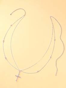 A Stylish Bow Coin Chatelaine Cute Core - Silver - View 3