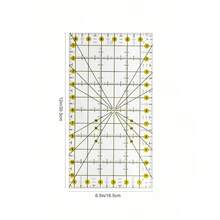 Sewing Rulers Quilting Ruler, Acrylic Quilting Templates, Sewing Tools Accessories Supplies Patchwork Precision Fabric Cutting 1pcs(6.5x12inch) - C - View 2