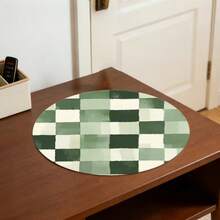 1/2/4/6/8/300pcs Vintage Red Plaid Pattern Luxury Placemat Set, Machine Washable Polyester Material, Stain-Resistant, Waterproof, Easy To Clean, Suitable For Party And Kitchen Decor - Multicolor - View 12