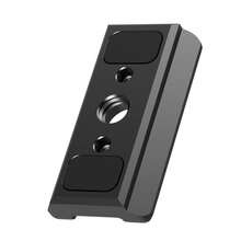 Adaptador de aleación de aluminio de liberación rápida 4 en 1 con interfaz Arri 1/4, montaje rápido magnético, riel Arca magnético, accesorio de expansión compatible con Action 6/Nano - Ver 3