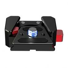 Soporte de liberación rápida de aleación de aluminio con tornillo ARRI 1/4 a orificio ARRI 1/4 para cámara de acción - Ver 5