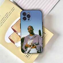 Rapero Americano, Funda para Teléfono, Funda de Rapero Hip Hop, The Dog Father, Funda para Teléfono de Cultura Hip-Hop, Compatible con Teléfonos Apple, 11/12/13/14/15/16/17 Pro/Pro Max, 14/15/16 Plus/17E, S20, S21, S22, S23, S24, S25, S26, A34, 5GA04E/M04, A05S, Entrega Local - z8 - Ver 3
