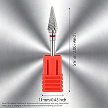 3pcs Nail Drill Bits, 3/32 Inch Nail File, All-In-One Design, Suitable For Nail Care, Trimming And Polishing, Quick Gel Removal, Suitable For Beginners, Home Salon And Nail Technicians - Silver - View 3