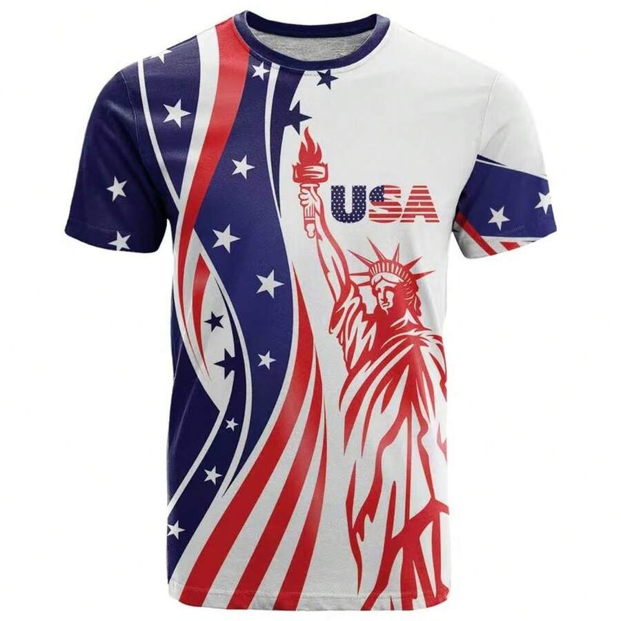 2026 USA-Mexico-Canada Cup Fan Jerseys, Polyester, Full Print 3D Design, Multiple Styles Available. - 軍綠色 - 查看 1