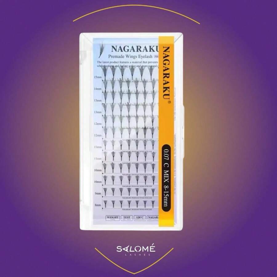 Nagaraku Comic Wings Anime Style Eyelashes - C - 查看 1