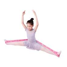 2-Pack Adjustable Dance Stretch Bands - 8-Loop Elastic Bands For Ballet, Latin, Yoga, Gymnastics And Stretching - Flexible, Multi-Section Design For Dance Training And Flexibility - PinkPurple - View 2