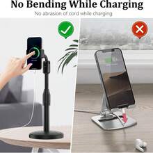 Desktop Plastic Phone Stand, Telescopic, Reinforced Base, Slouchy Bracket, Convenient, Multi-Functional, Rotating Selfie Stick Machine Stand Desktop Height Adjustable Multi-Functional. Supports Frame Downward And Upward Shooting Internet - Multicolor - View 2