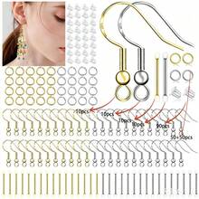1 Set Earring Making Kit, 20-230 Pieces, 925 Silver Plated Ear Wires, Jump Rings, Transparent Silicone Backs, Suitable For DIY Earring Jewelry Making Accessories - Set - View 12