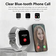 Women Pink Smart Watch With Bluetooth Call And Music Player, Fitness Band With Step Counter Sleep Tracking Alerts, Compatible With IPhone Android For Workout Office Commute Summer - View 6
