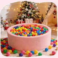 Ball Pit Balls For Kids, 2.15 Inches Small Size Thicken Soft Plastic Crush Proof Ball Pit Balls BPA Phthalate Free Baby Toddler Toy Ball With 7 Color Rainbow Colors - Rainbow Colors - View 6
