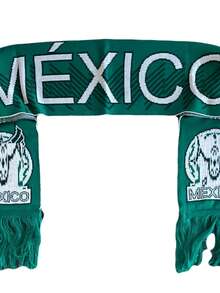 Exclusiva! Bufanda Mexico Futbol Verde - Multicolor - Ver 3