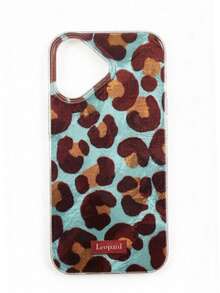 1 buah Casing Ponsel Minimalis Modis Motif Leopard dengan Gradien Swirl, Kompatibel dengan Apple 17, 16 Pro Max, 11, 12, 13 Pro Max, 14 Pro Max, 15 - MultiWarna - View 8