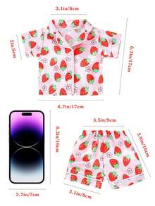 16吋重生娃娃衣服套裝 通用43CM大娃娃 條紋帆船 2件套 單娃娃服飾 兒童裝扮趣味娃娃衣 兒童派對遊戲服裝 (不含娃娃) - 彩色 - 查看 2