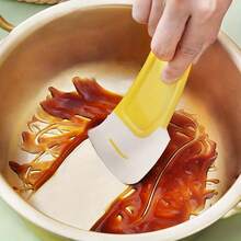 1pc Food Scraper And Dish Scraper Set: Heavy Duty Plastic Kitchen Tools For Non-Scratch Cleaning Of Pans, Bowls & Dishes With Ergonomic Grip - A - View 6