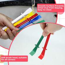 2-20PCS Glue Spreader Leather Glue Brushes Handheld DIY Art Craft Paintings Scrapers Portable Leather Gluing Tools Glue Smear Sticks - Multicolor - View 10