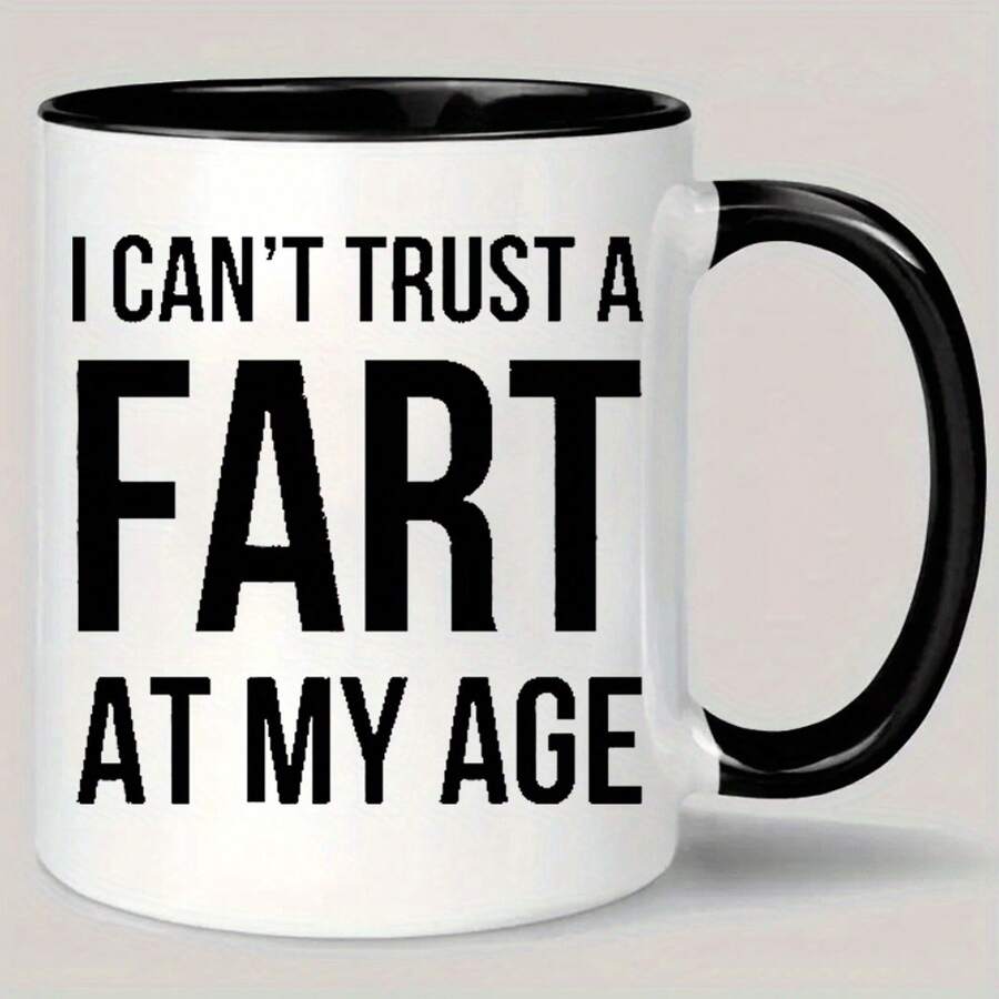 [Se envía en 24 horas a nivel local en México]NO PUEDO CONFIAR EN UN PASO EN MI EDAD, Taza de Café para Regalo para Hombres y Mujeres - 1 - Ver 1