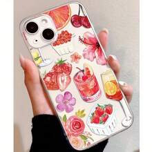 Fruit Cocktail: Clear Case Lens Complete Package Suitable For Apple  14 Pro Series Mobile Phone Case Apple 13 11/12 Advanced Protective Case Skin Friendly Suitable - Multicolor - View 1