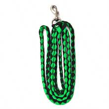 Cuerda de guía de caballo de nylon tejida a mano, cuerda de guía ecuestre resistente al desgaste y anti-tirones, cuerda de entrenamiento para atar caballos de rancho al aire libre, cuerda de guía de entrenamiento suave y resistente, adecuada para el entrenamiento de equitación ecuestre - Multicolor - Ver 14