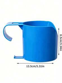 Pool Cup Holder, Plastic Drink Holder, Designed For Swimming Pools, Sturdy Structure, Easy-To-Use Clip-On Spill-Proof Cup Holder; Stylish Summer Standing Pool Drink Holder, Also Works As A Beer Cup Holder, Perfect For Summer Parties; - A - View 8