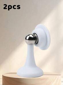 1 pezzo Fermaporta magnetico, Fermaporta magnetico forte - Design senza foratura, antivento e insonorizzato, materiale plastico durevole, opzionale nero/bianco/grigio, adatto per la protezione delle porte di casa, ufficio, bagno - Fermaporta - Visualizzare 10