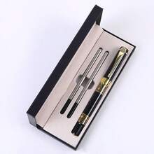 Customized Signature Pen Set With 2 Refills, Personalized Neutral Ink Pen For Back To School, Customized Ballpoint Pen With Exquisite Gift Box, Customizable Engraved Text Pen, Suitable For Birthday Gifts, Student Creative Gifts, Teacher Gifts, 2026 Graduation Gifts - Multicolor - View 7