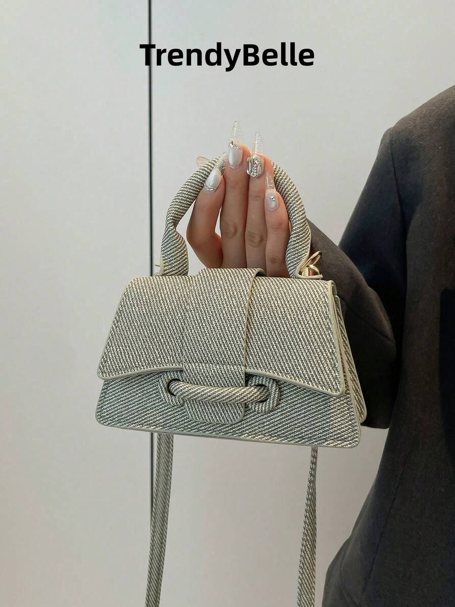 Fashion High-Quality Pouch, Mini Square Bag, New Solid Color Versatile Handbag For Women , Green