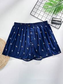 4pcs/Pack Men's Multi-Color Printed Comfortable Boxer Briefs - Multicolor - View 5