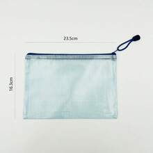 1/5/8/16 Pack A5 Folder Wallet, Waterproof Mesh Bag, Zipper Bag Document Bag, Plastic Storage Bag, Suitable For School, Homework, Travel Storage Bag (Multi-Color) - Multicolor - View 3