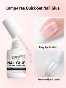 GELPOLISH 10ml 釘甲膠，高強度/防水/快乾，易於使用，無需UV燈即可強效黏著 - 1PC - 查看 8