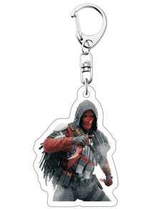 1pc Delta Force Game Character Acrylic Keychain Pendant Tactical Operator Collectible - Multicolor - View 13