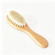 Personalized Name 3-In-1 Hair Brush & Comb Set With Floral Patterns. Natural Beech Wood Grooming Kit, 1/3pcs Brush&Comb, Baby Shower Gift For Newborns. - Multicolor - View 12