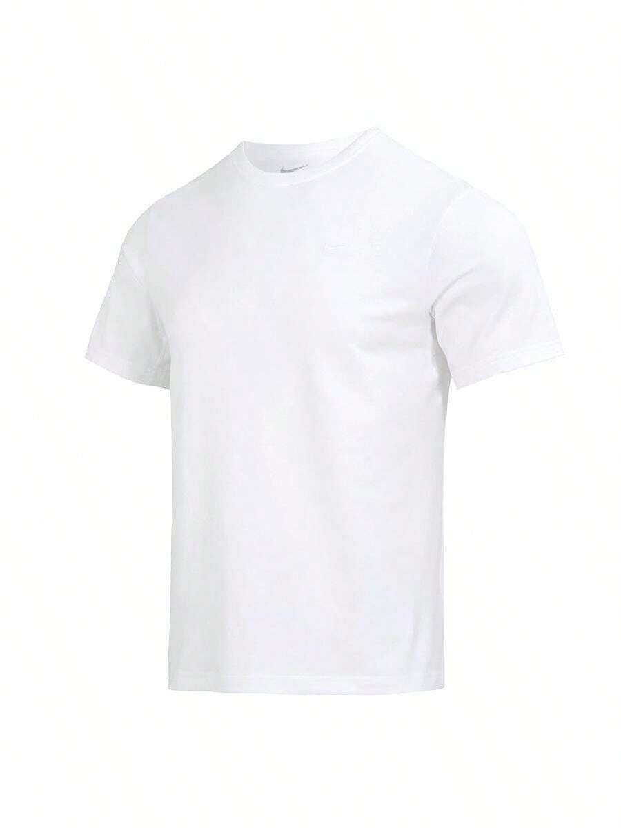 男款 Nike Dri-FIT 基礎訓練 T-Shirt,舒適休閒日常穿著運動休閒快乾短袖上衣 DV9832-100 - 白色 - 查看 1
