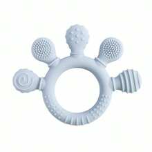 Hand-Shaped Baby Teether Silicone Anti-Hand Biting Teething Toy For Infants And Toddlers - Multicolor - View 6