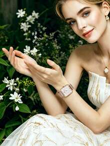 HANNAH MARTIN Elegant Women's Watch, Stainless Steel Mesh Strap, Waterproof Imported Movement, Luxury Quartz Watch, Perfect Gift For Girlfriend/Mother/Sister - one-size - View 9