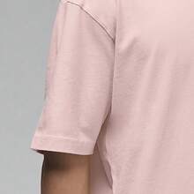 Nike Jordan Flight Essentials Logo-Embellished Stylish And Comfortable Crew Neck Casual Pullover Short-Sleeved T-Shirt For Men, Pink. - Pink - View 3