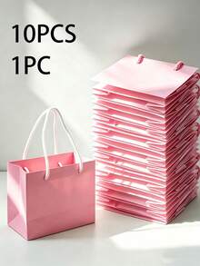 10 cái/1 cái Túi quà mini màu hồng, Túi giấy đựng thẻ quà tặng, Hộp quà giấy siêu nhỏ số lượng lớn, Phụ kiện đóng gói cho Ngày của Mẹ, Đám cưới, Tiệc mừng em bé, Sinh nhật, Kích thước 4.7 X 3.9 X 2.3 inch - màu đen - Xem 15
