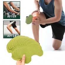 2/10/20/40/80/120pcs Neck Shoulder Knee Patches, Heat Therapy Patches, Long-Lasting Warm Knee Patches Self-Adhesive - Green - View 3