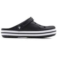 Crocs Dép bít mũi thoáng khí unisex, nhẹ và thoải mái, thích hợp cho cả trong nhà và ngoài trời, kiểu dép thể thao thường ngày, mã sản phẩm 205089-066 - Đen/trắng - Xem 3