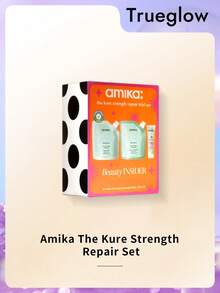 Amika Kure 強韌修復試用組 恢復乾燥斷裂受損髮質 旅行裝洗髮精與護髮素套裝 - repair shampoo + repair conditioner + repair mask - 查看 1