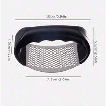 1pc Garlic Press, Manual Garlic Mincer, Garlic Crusher, Ginger Mincer, Kitchen Gadget - Small - View 7